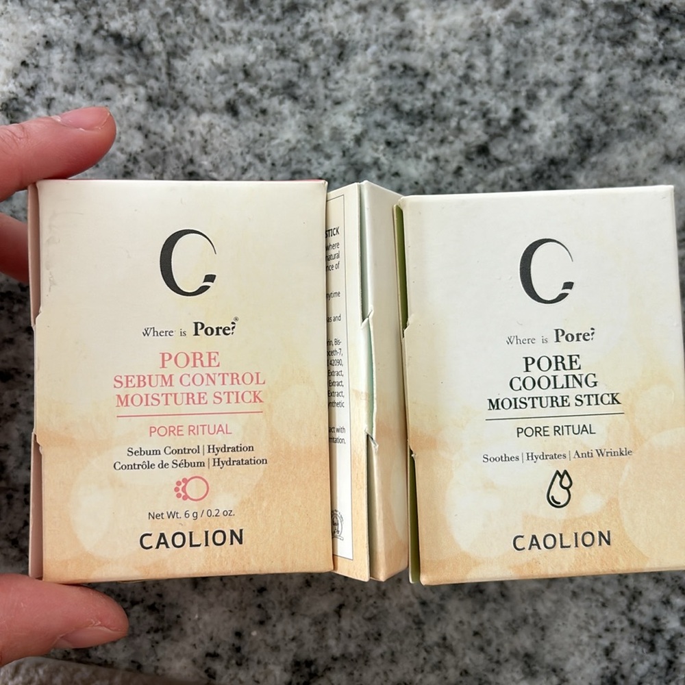 3-pc Caolion Where Is Pore? Pore Moisture Sticks | Glowing&Cooling&Sebum control